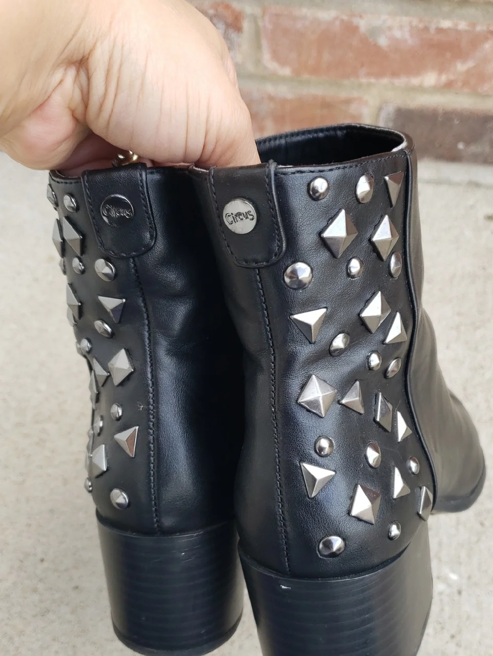 Circus by Sam Edelman Jaimee Embellished Pointed Toe Ankle Boots Size 7 - Picture 12 of 15